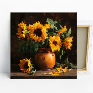 Sunflower Bouquet Art