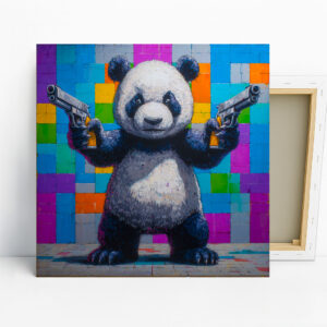 Panda Kung Fu Graffiti Art