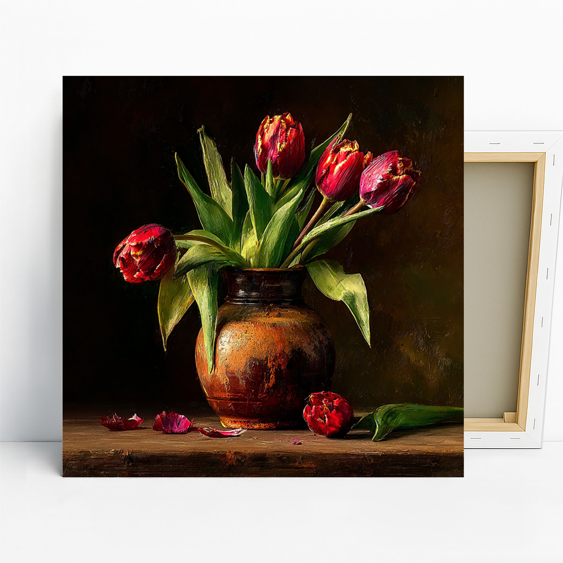 1.jpg Rustic Tulips Still Life Art