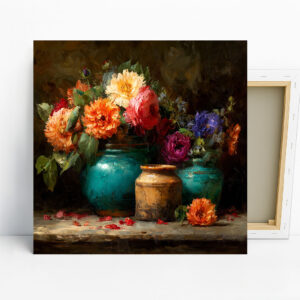 Dahlia Rose Flower Art