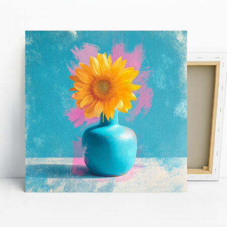 Sunflower Art, Canvas or Poster, Bohemian Moder...