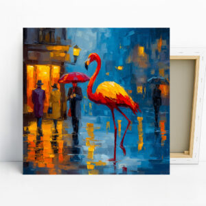 Flamingo City Nights Art