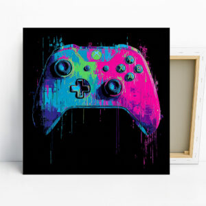Neon Controller Art