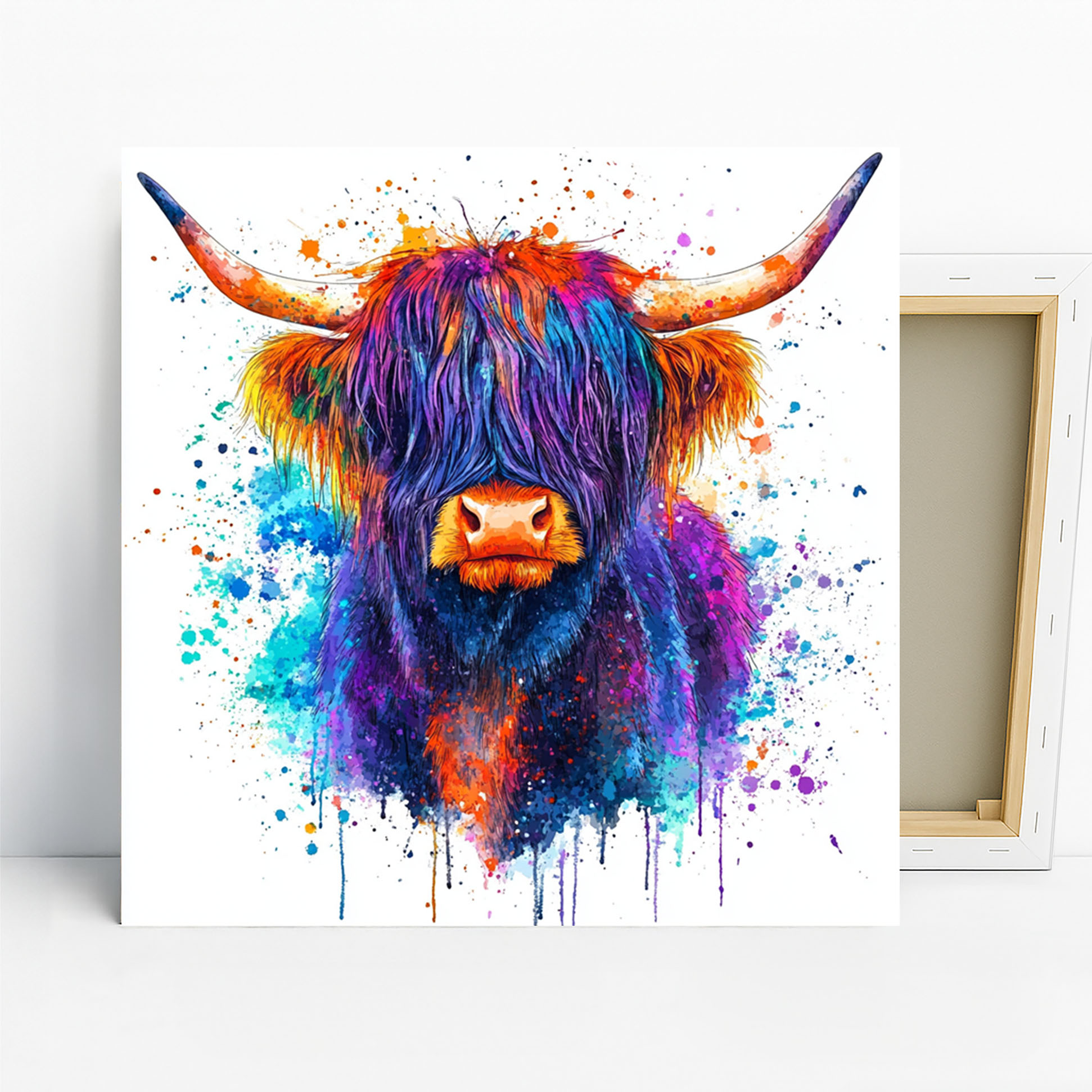 1.jpg Highland Cow Art
