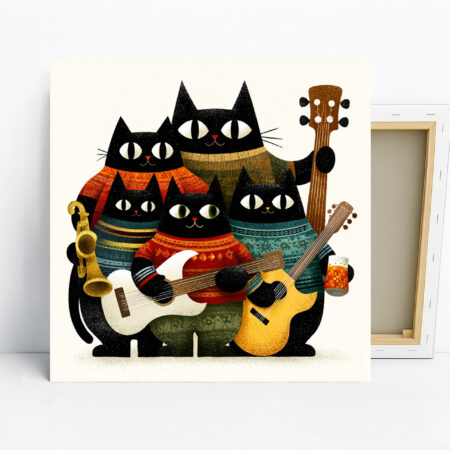 Cool Cat Jam Session Art