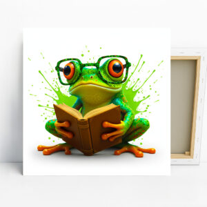 Frog Reader Art