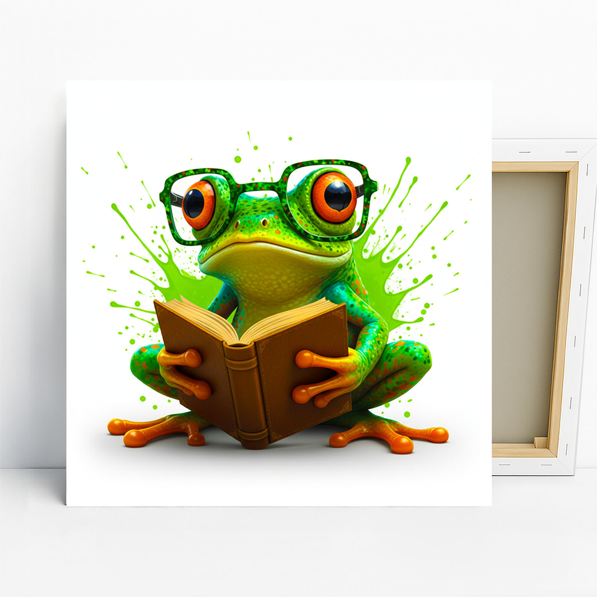 1.jpg Frog Reader Art