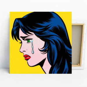 Crying Girl Pop Art