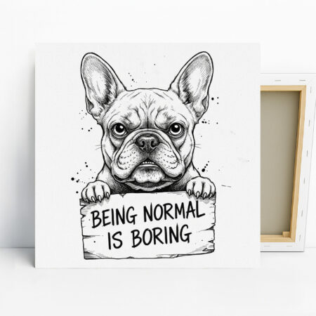 French Bulldog Art, Canvas or Poster, Graffiti ...