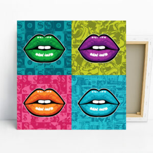 Lips Money Art