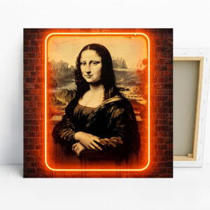 Mona Lisa Drip Art