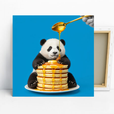 Panda Pancakes Art