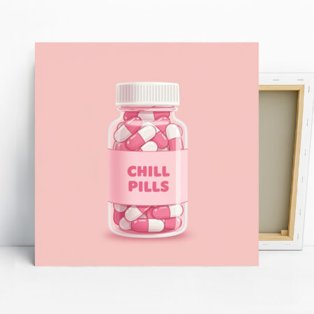 Chill Pills Art, Canvas or Poster, Pop Art Bohe...