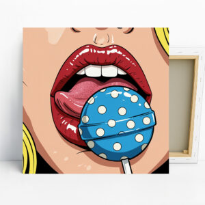 Lollipop Lips Art