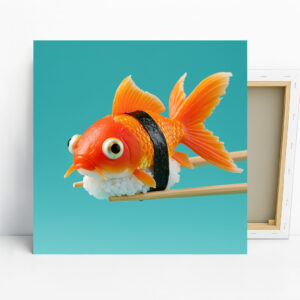 Goldfish Sushi Art