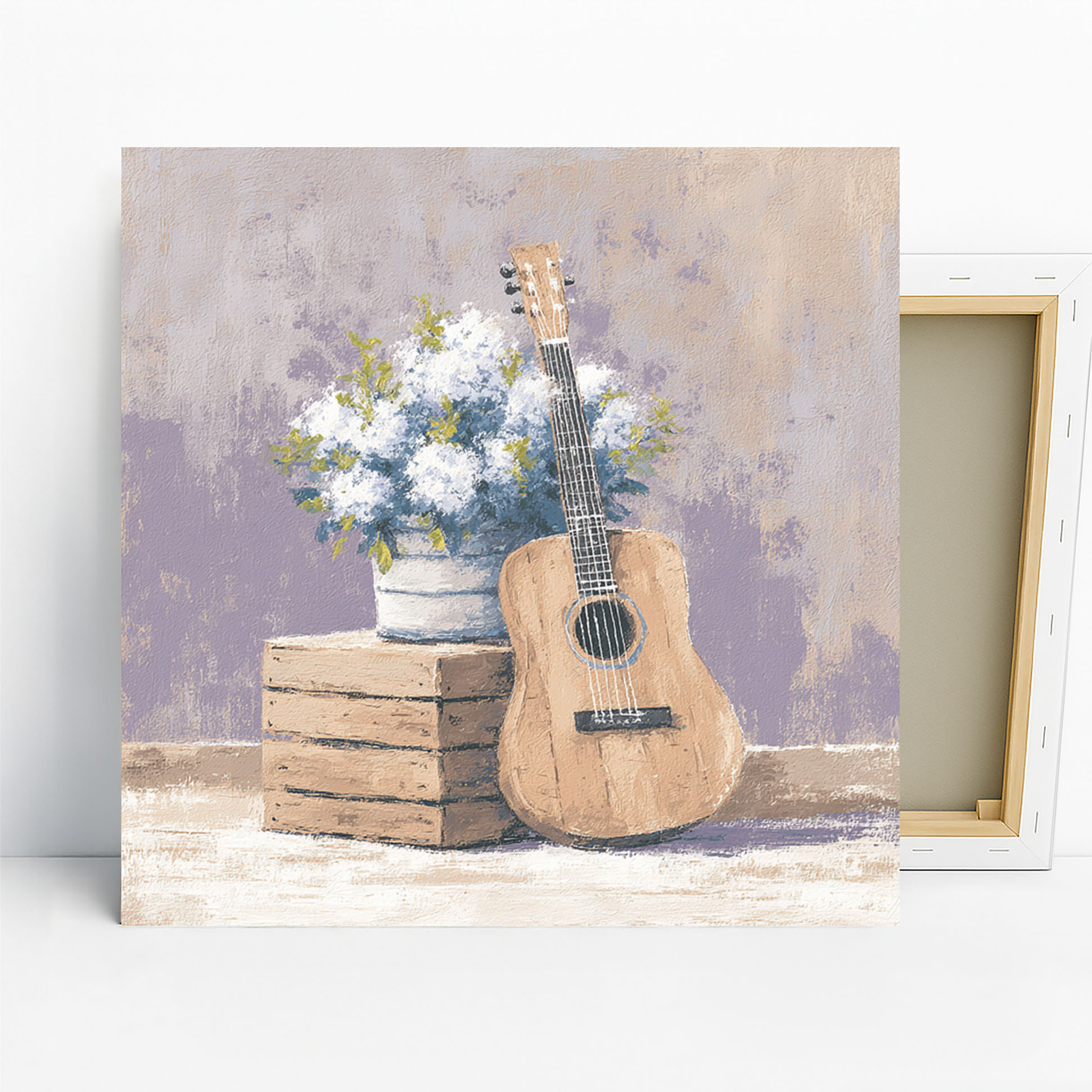 1.jpg Guitar Hydrangea Art