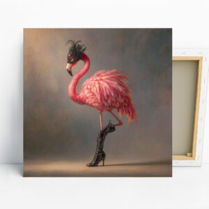 Flamingo Masquerade Art