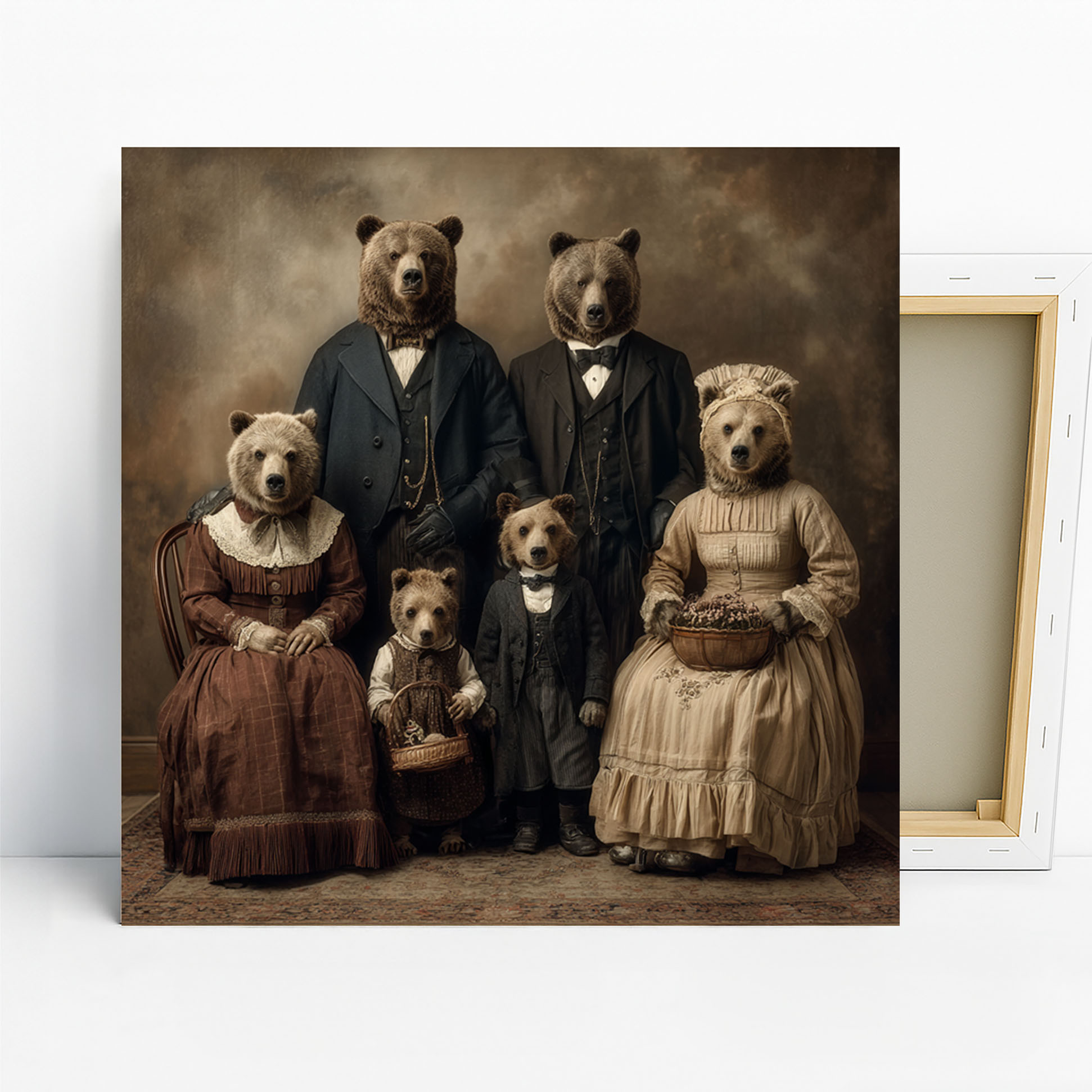 1.jpg Bear Family Portrait Art