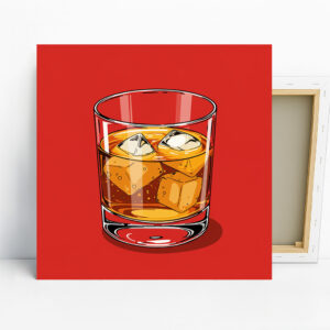 Whiskey Glass Art