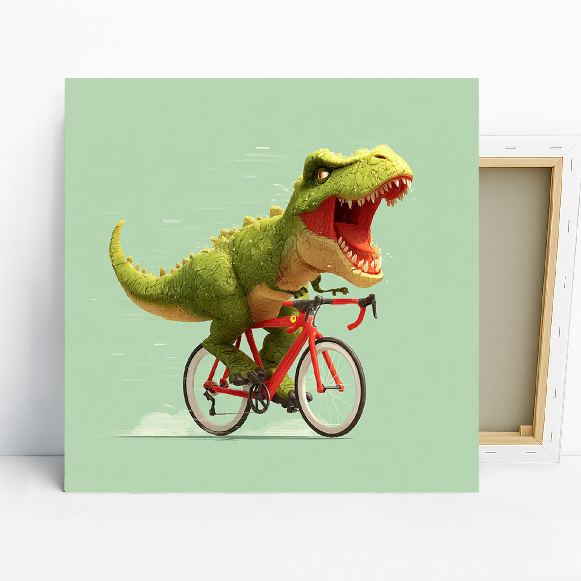 1.jpg Dinosaur Cycling Fun Art