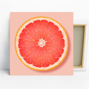 Grapefruit Slice Art