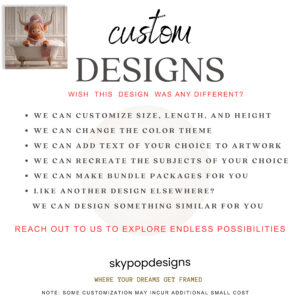 Highland Cow Spa Day Art