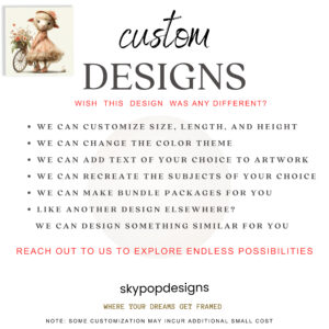 Sheep Floral Bicycle Art