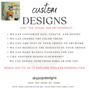 Miniature Schnauzer Reading Art