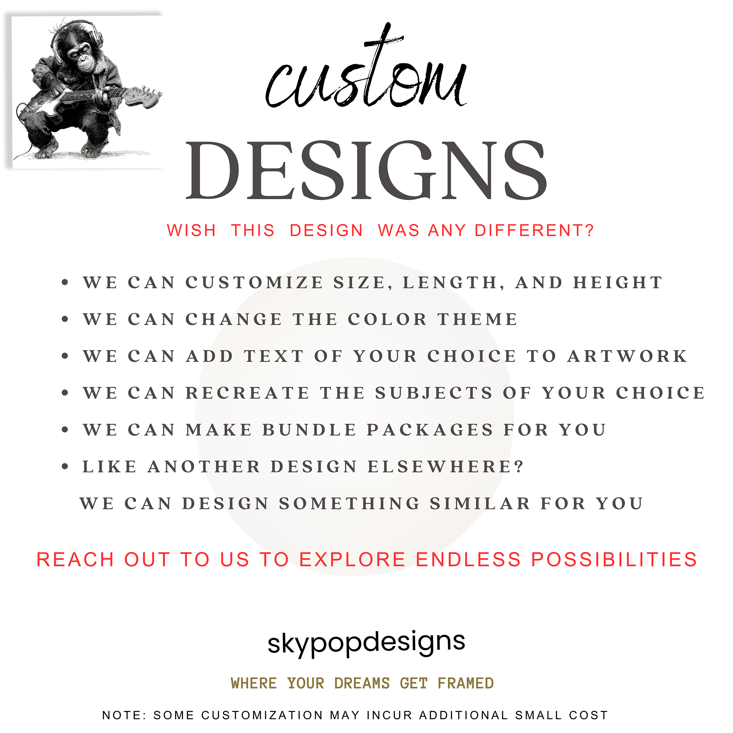 10.jpg Chimpanzee Rock Star Guitar Art