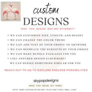 Flamingo Love Heart Art