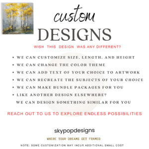 Golden Aspen Forest Art