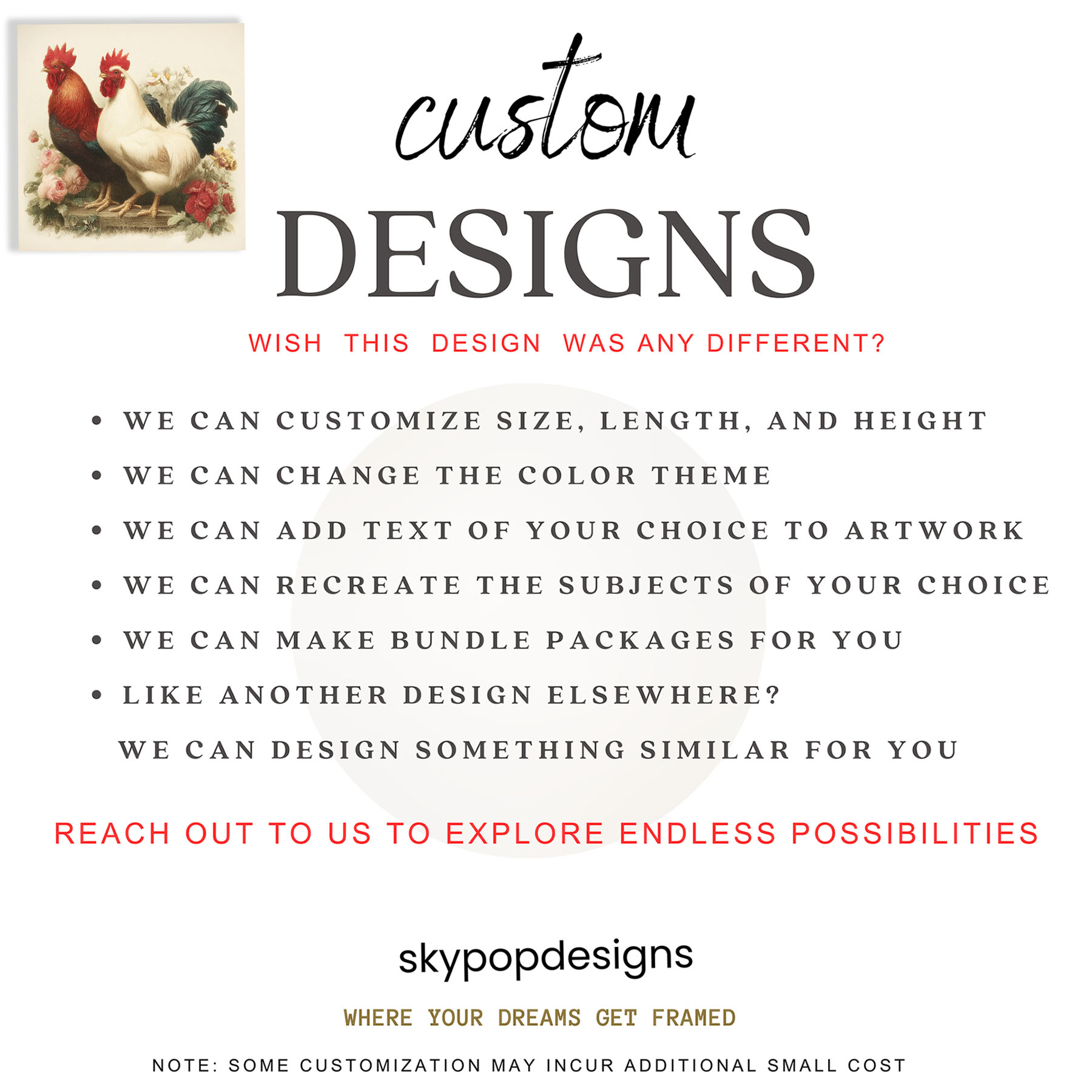 10.jpg Rooster and Roses Art