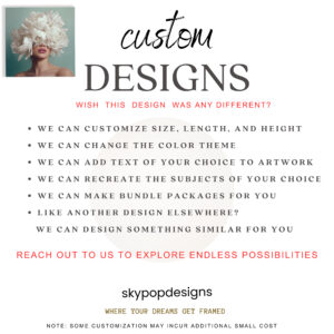 Peony Bloom Portrait Art