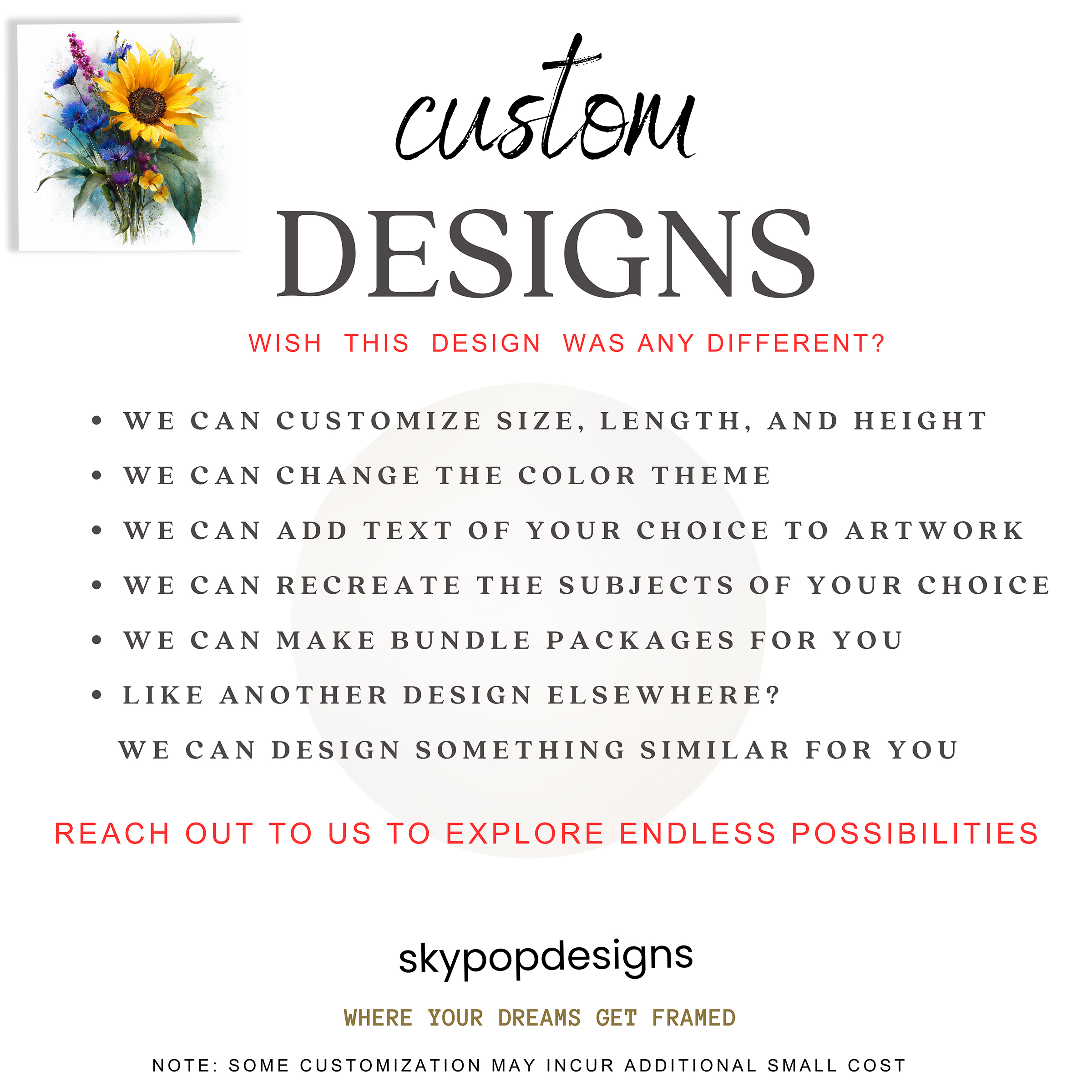 10.jpg Sunflower Cornflower Bouquet Art