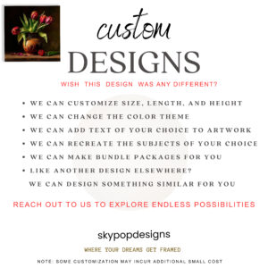 Rustic Tulips Still Life Art