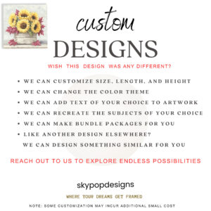 Sunflower Harvest Crate Art