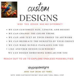 Bluebird Persimmon Art