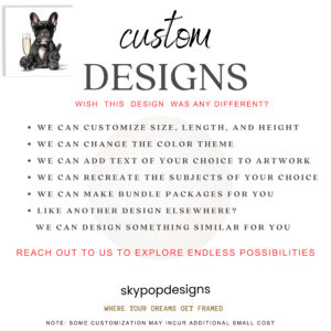 French Bulldog Cheers Art