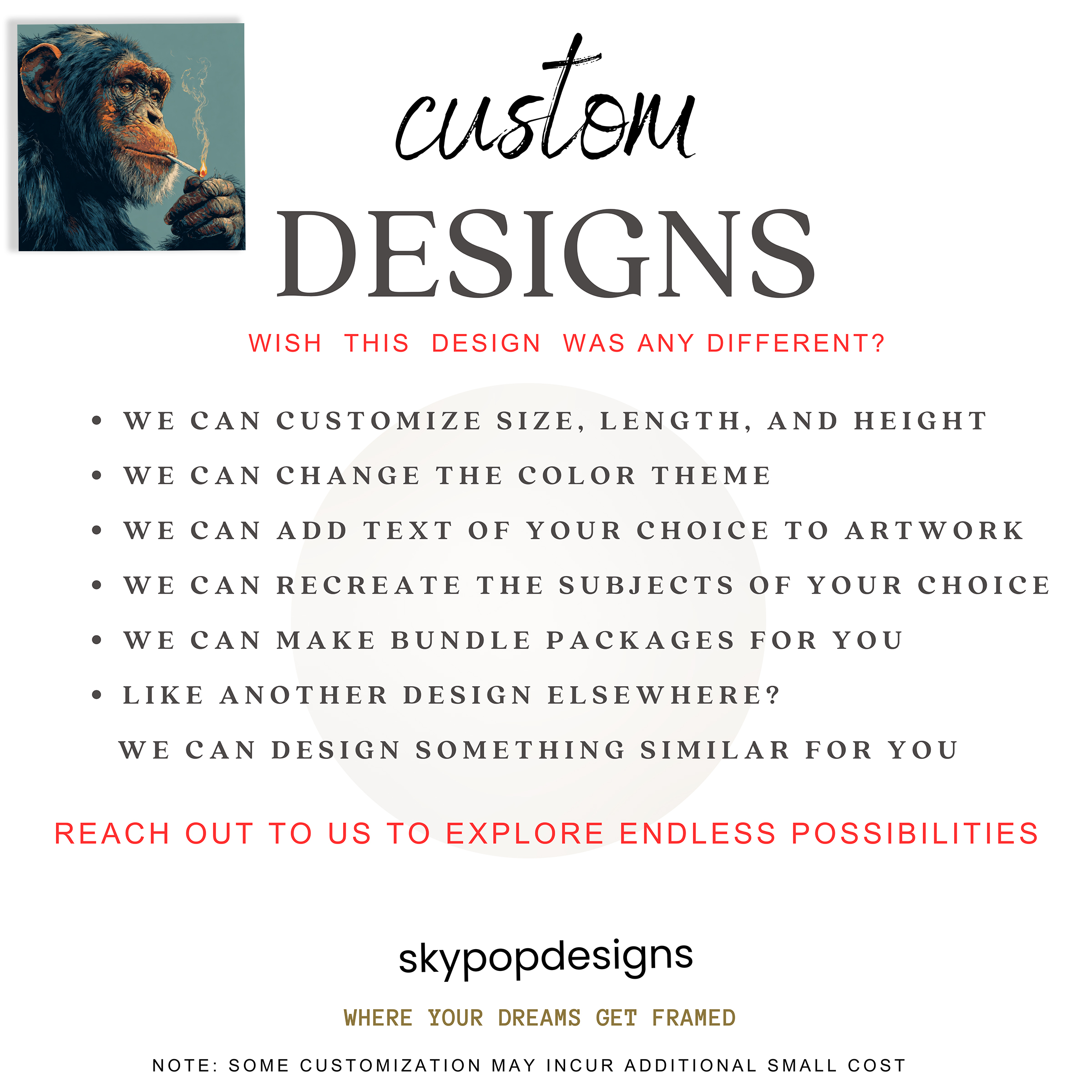 10.jpg Chimpanzee Smoking Art