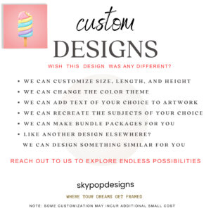 Rainbow Swirl Ice Cream Art