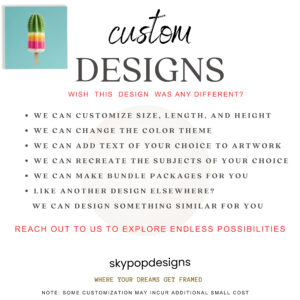 Cactus Ice Cream Art