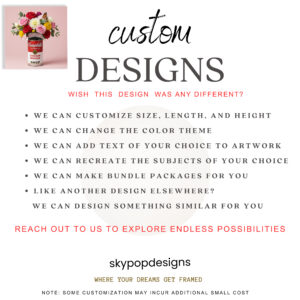 Butterfly Rose Dahlia Chrysanthemum Art