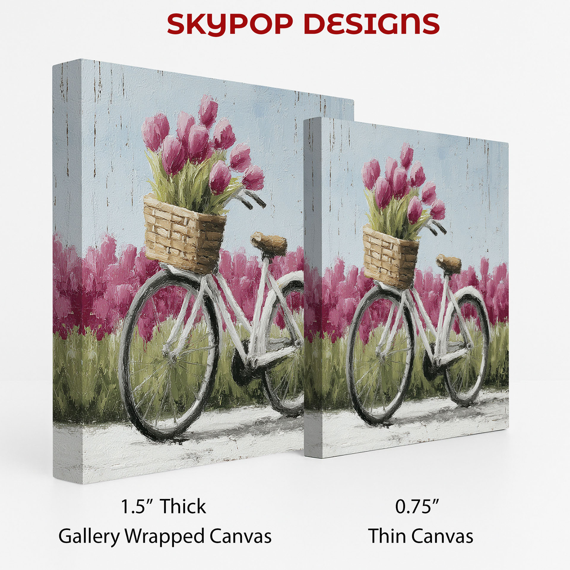 2.jpg Bicycle With Tulips Art