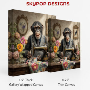 Chimpanzee Tailor Art