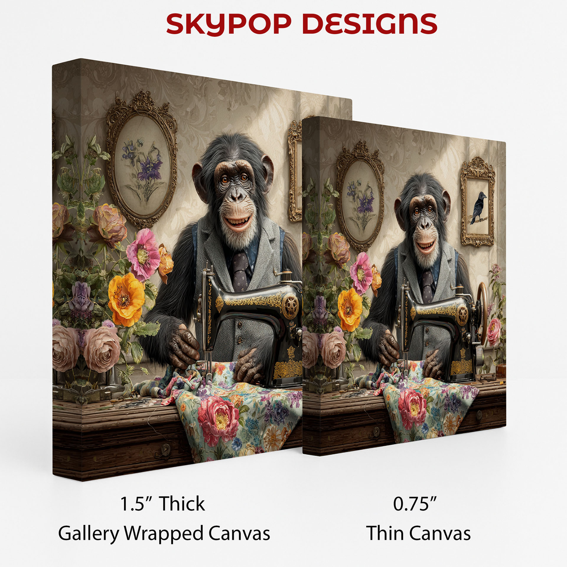 2.jpg Chimpanzee Tailor Art