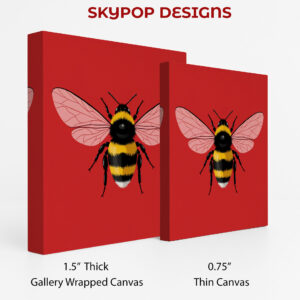 Bee Art Poster or Canvas