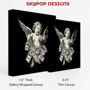 Cherub Money Shower Art