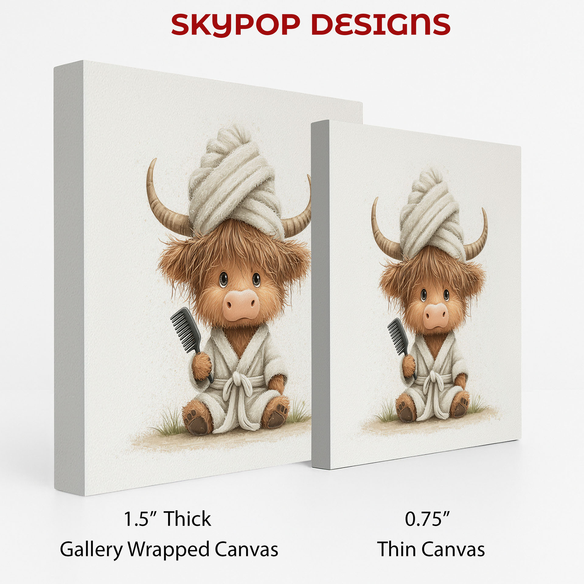 2.jpg Highland Cow Art