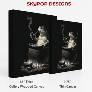 Frog Smoking Pipe Art