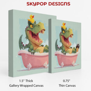 Crocodile Bath Time Fun Art